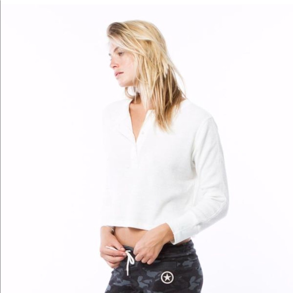 Oversized Burnout Henley